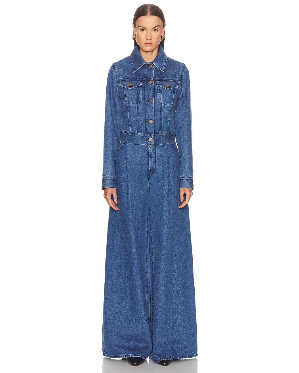 Gabriela Hearst Blue Bronte Jacket
