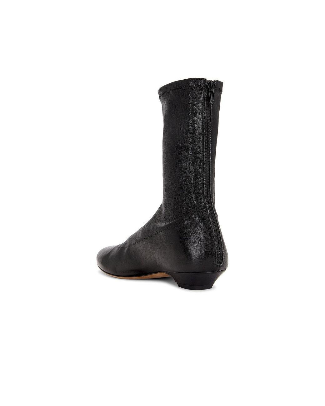 Khaite Black Apollo Flat Boot