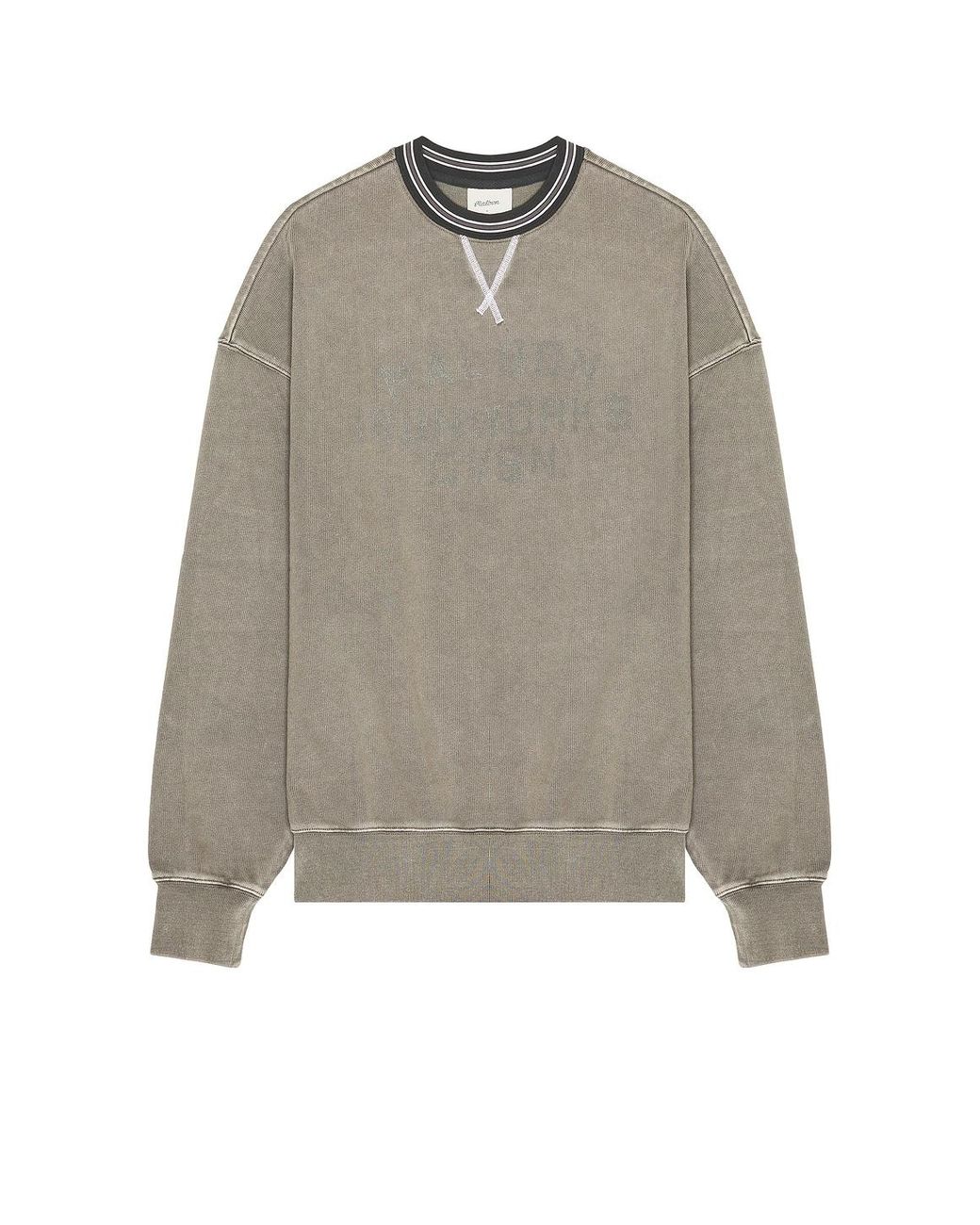 Malbon Gray Foreman Sweatshirt for men