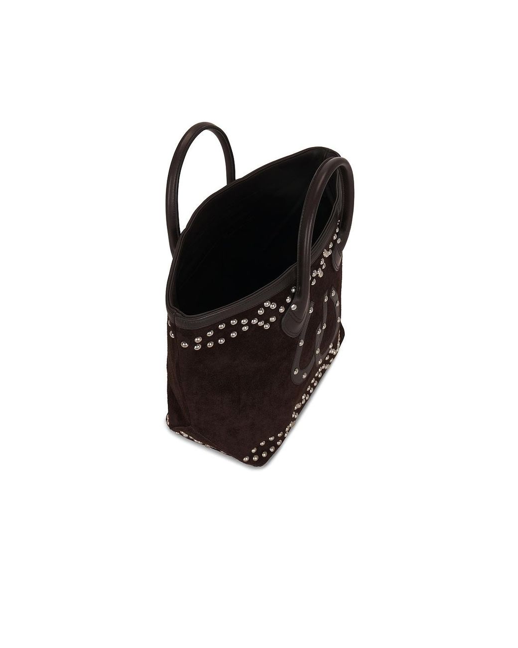 Bode Black Studded Horseshoe Tote