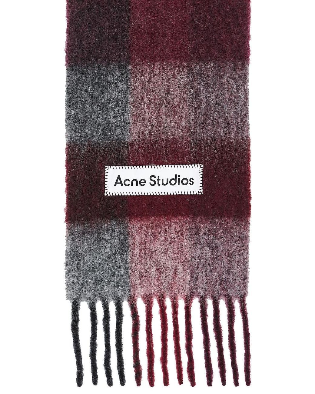 Acne Red Vally Scarf