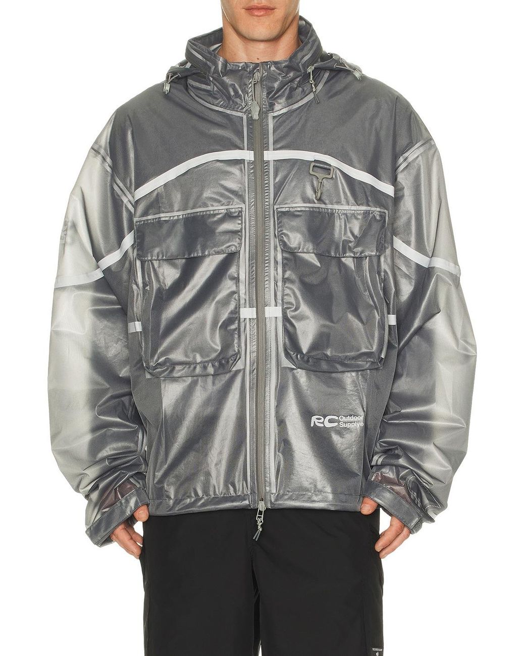 RC Outdoor Supply Gray Owens Shell Jacket for men