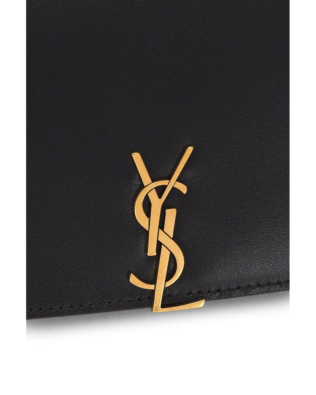 Saint Laurent Black Passport Case