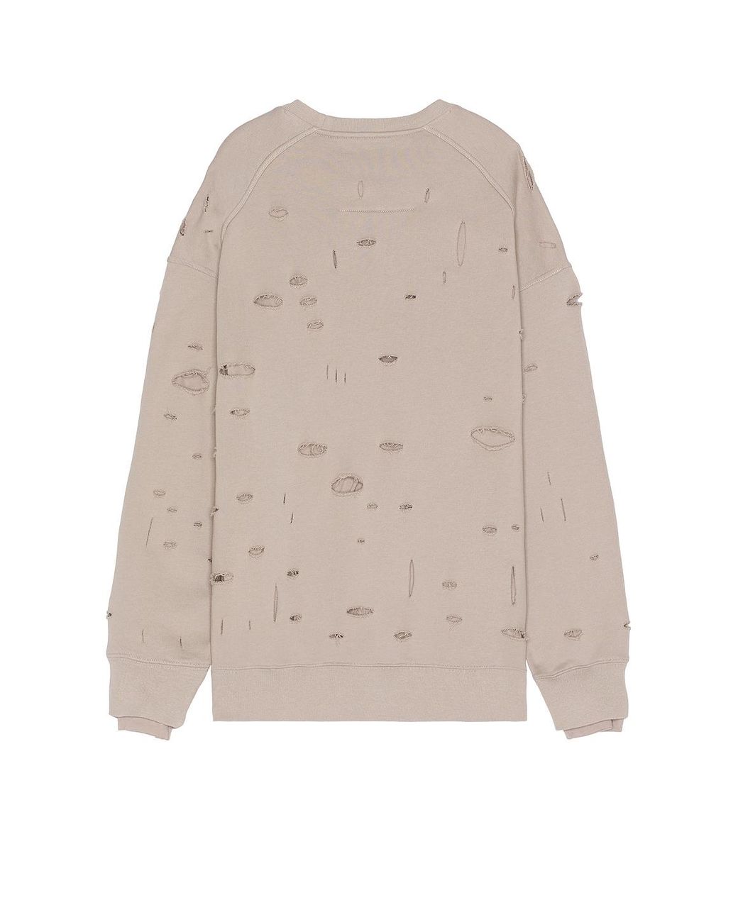 Givenchy Oversized Hole Sweater in Natural for Men Lyst