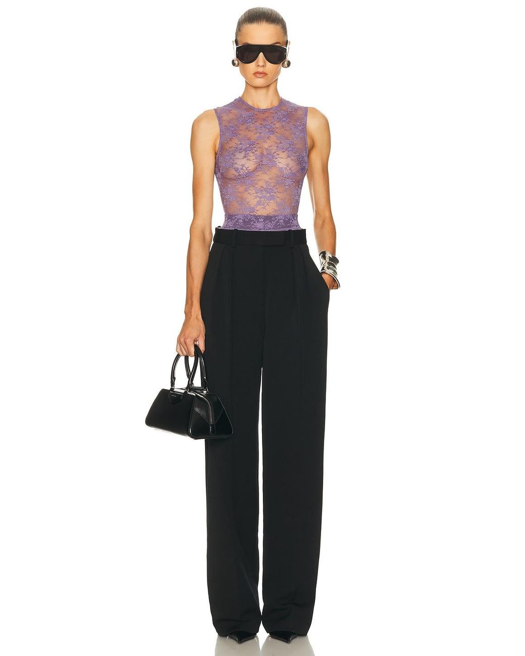 Alex Perry Black Tailored Trouser