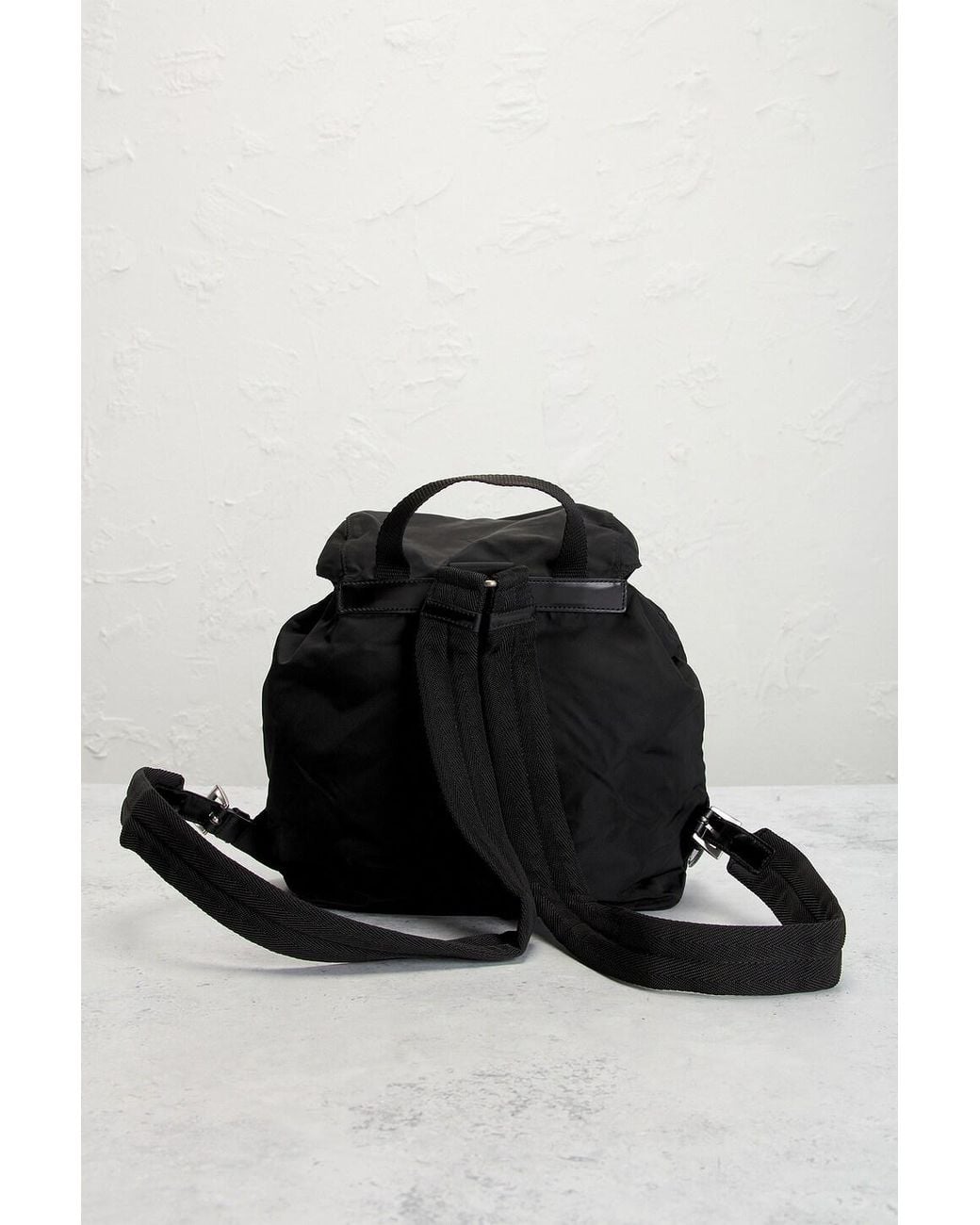 Prada Black Tessuto Backpack