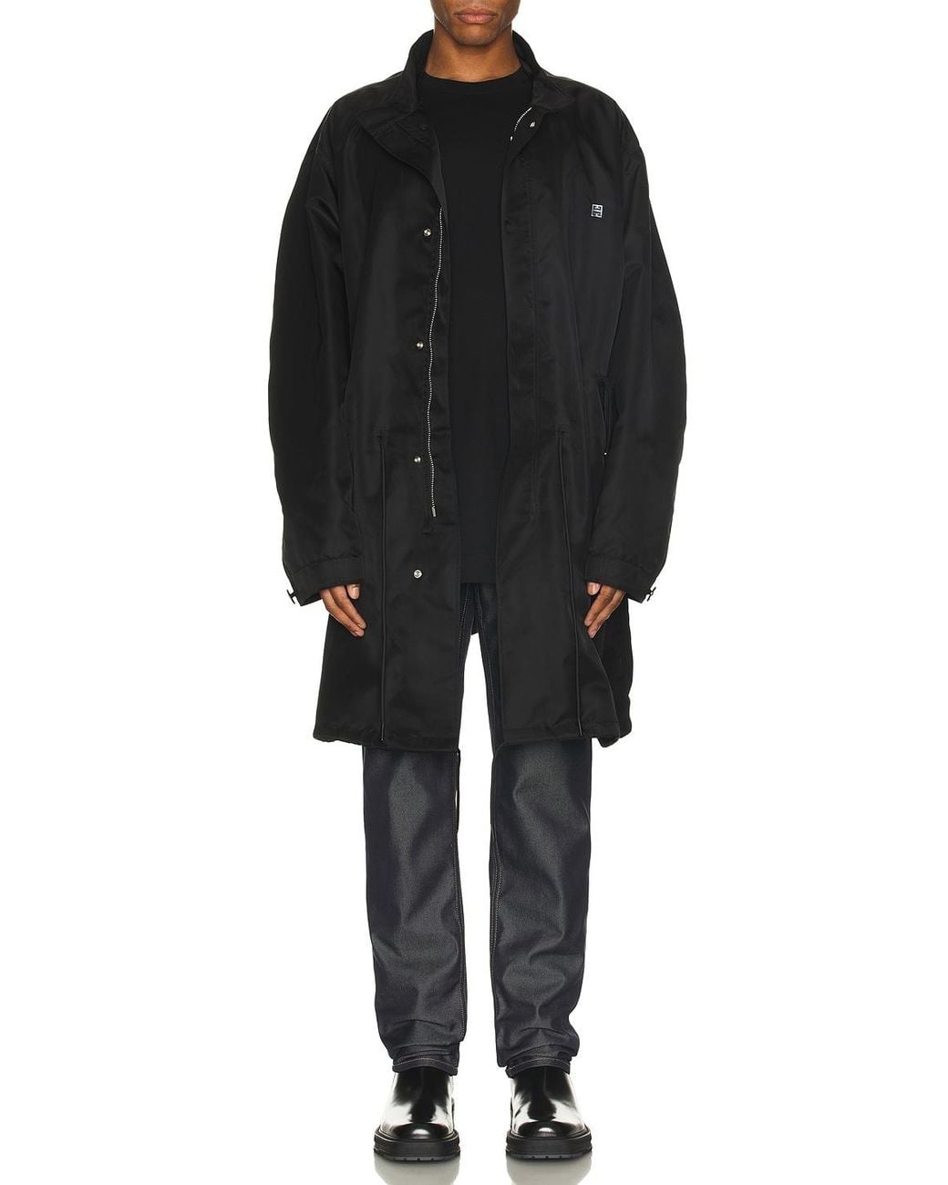 Givenchy Black Fishtail Parka for men