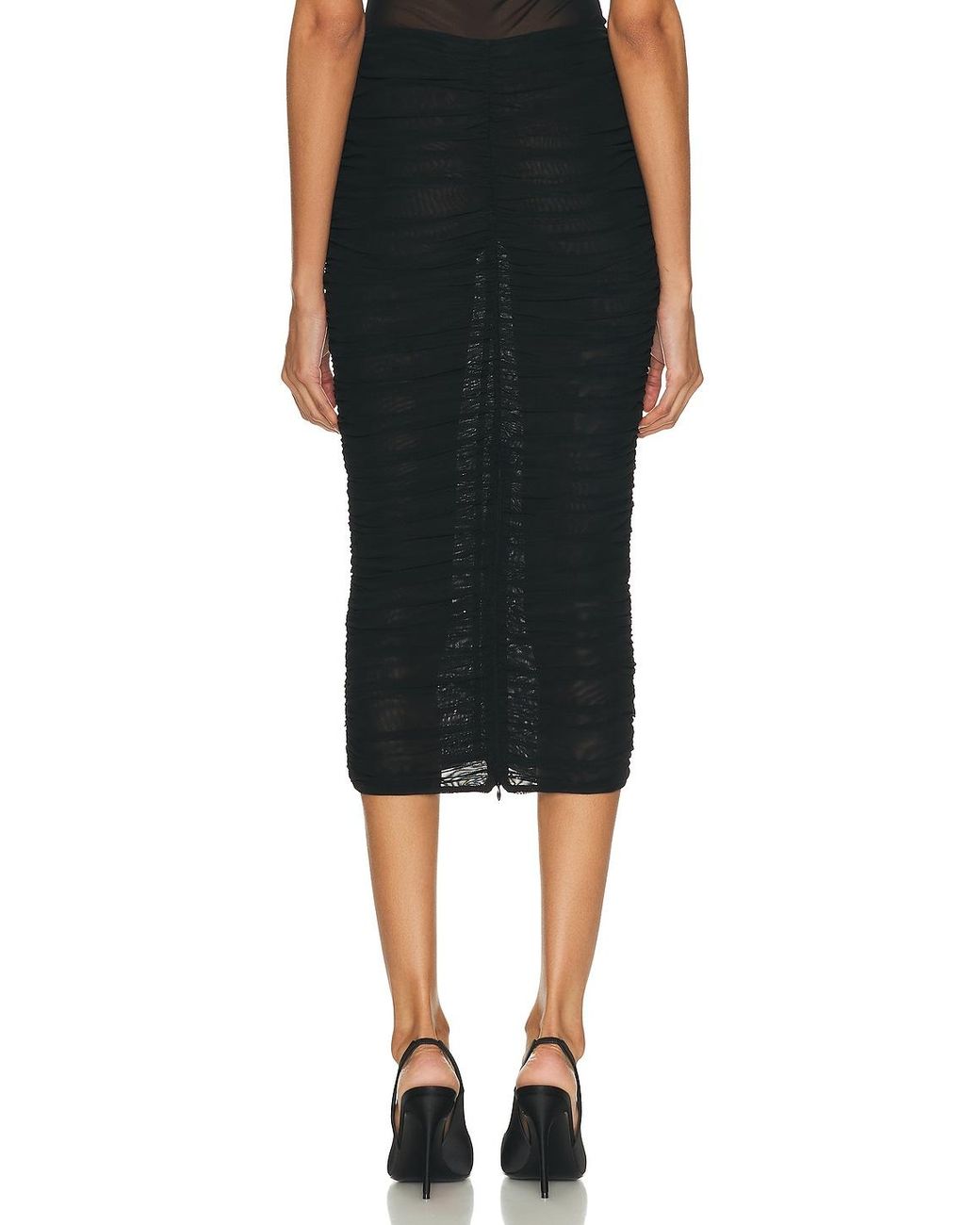 SER.O.YA Black Auralee Skirt