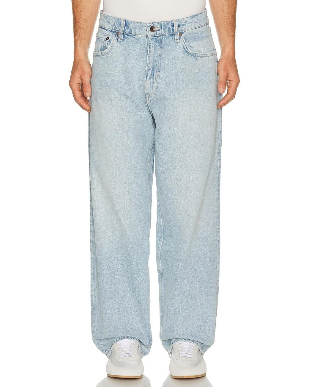 Rag & Bone Blue Baggy Authentic Rigid Jean for men