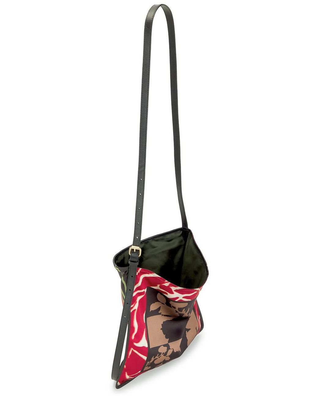 Dries Van Noten Red Medium Scarf Bag
