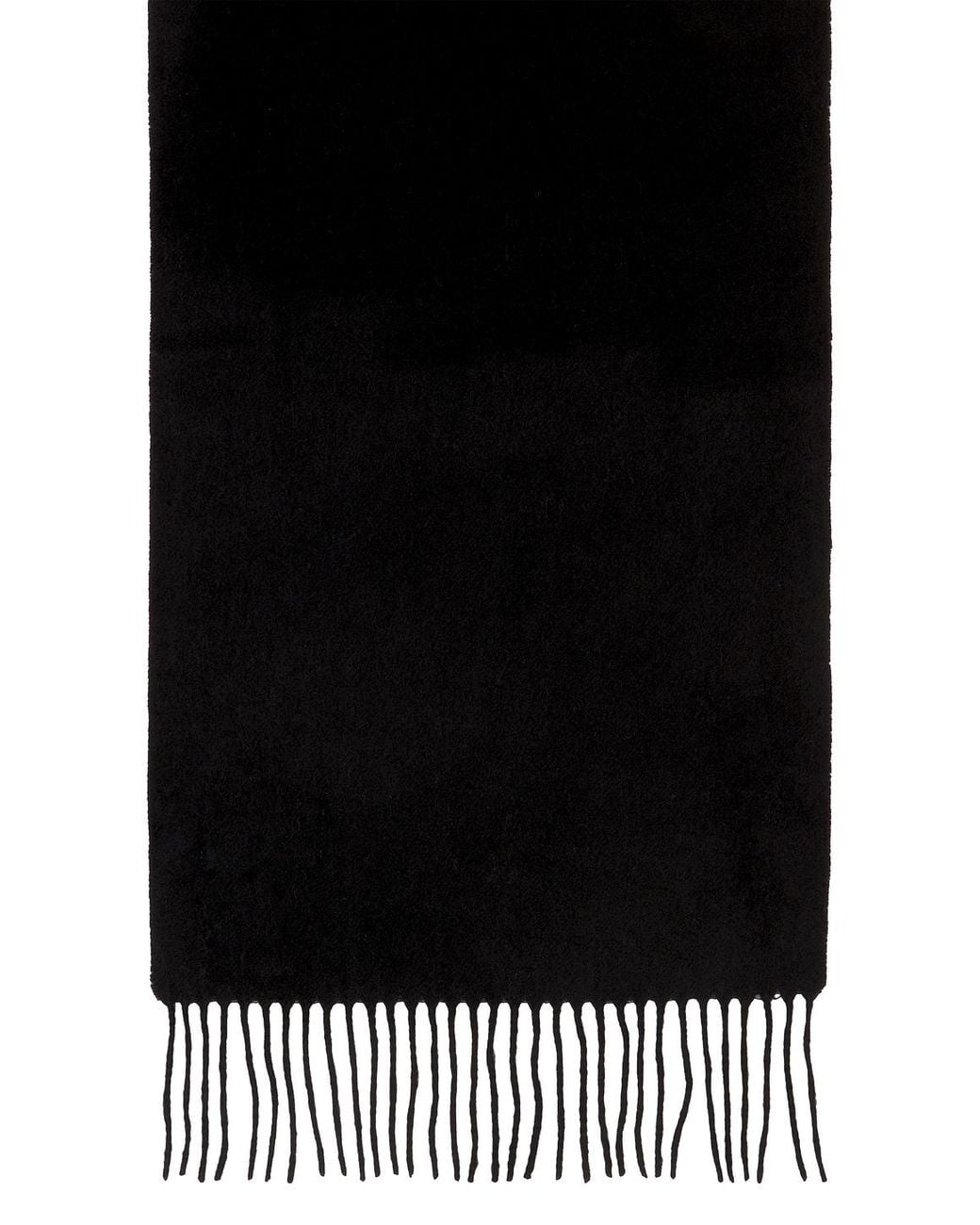 Beams Plus Black Cashmere Scarf Solid for men