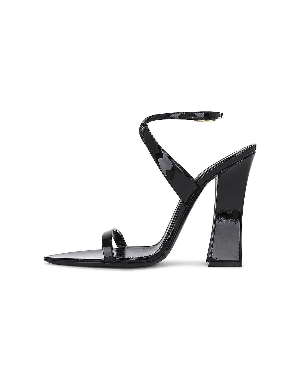 Saint Laurent Black Eva Sandal