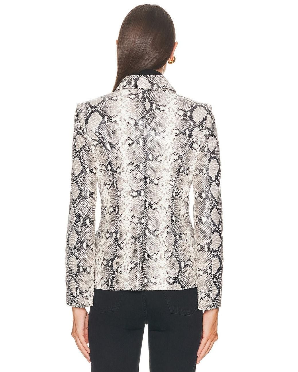 Brandon Maxwell Gray The Gage Jacket