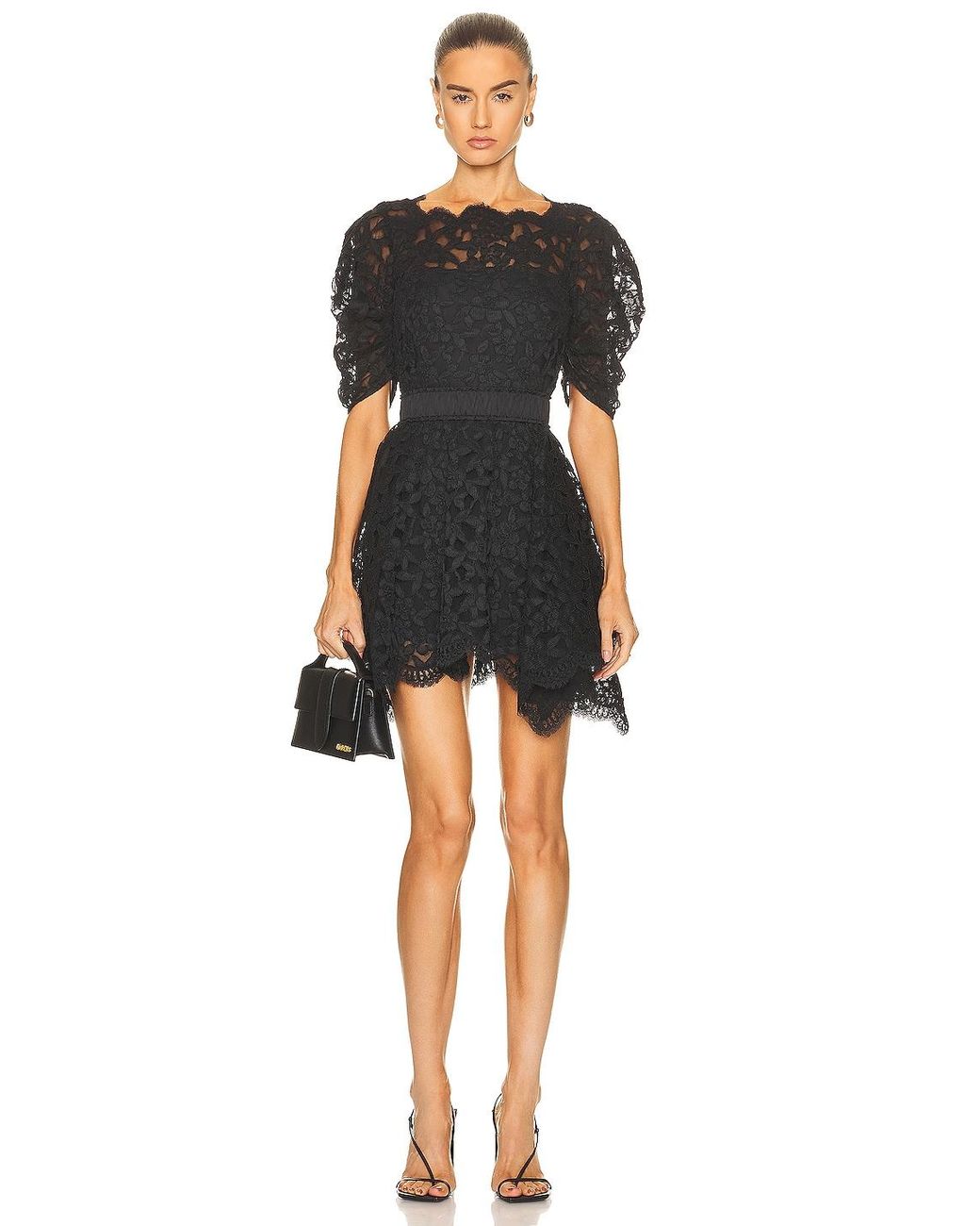 Jonathan Simkhai Beverly Mini Dress in Black | Lyst