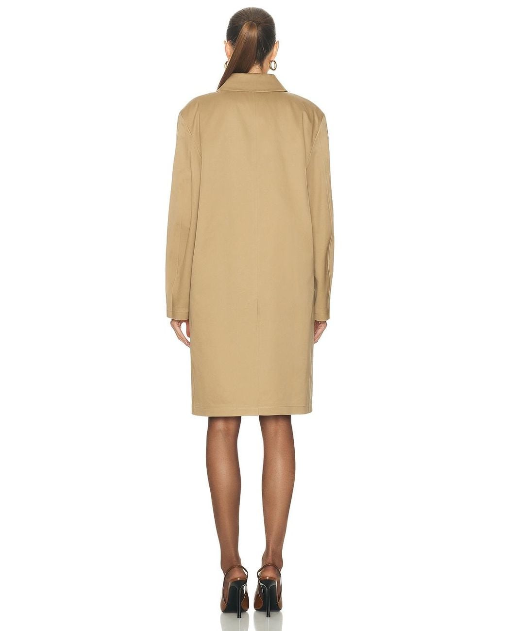 Saint Laurent Natural Manteau Jacket