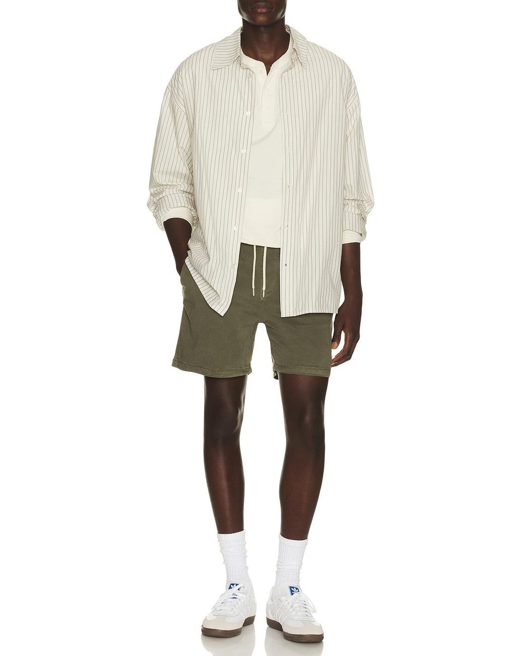 NN07 Green Gregor Shorts 1154 for men