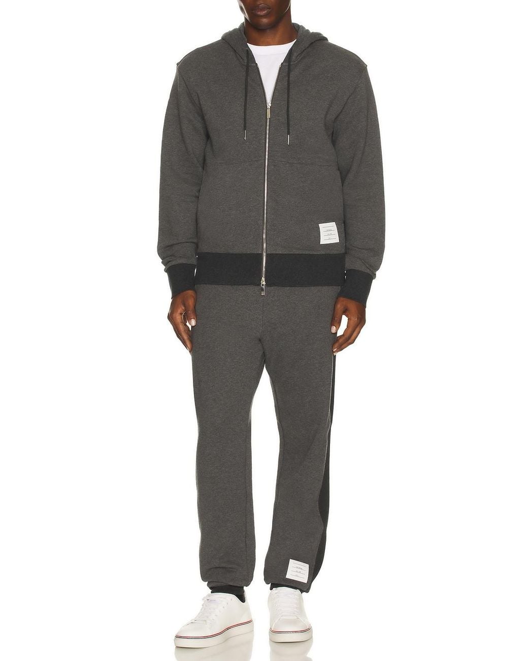 Thom Browne Black Sweatpants for men