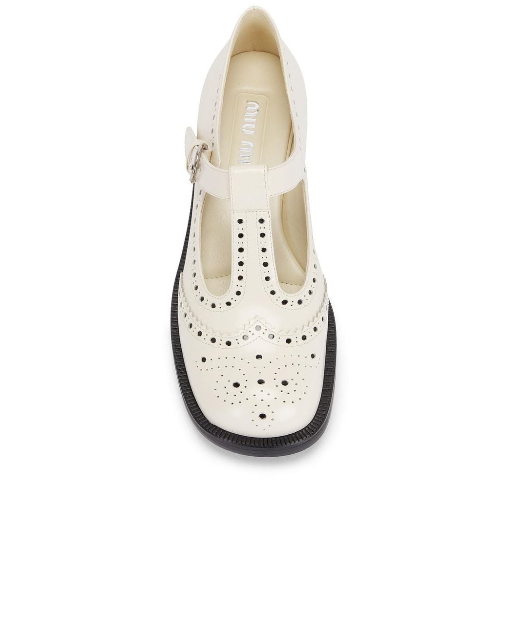 Miu Miu White Mary Jane