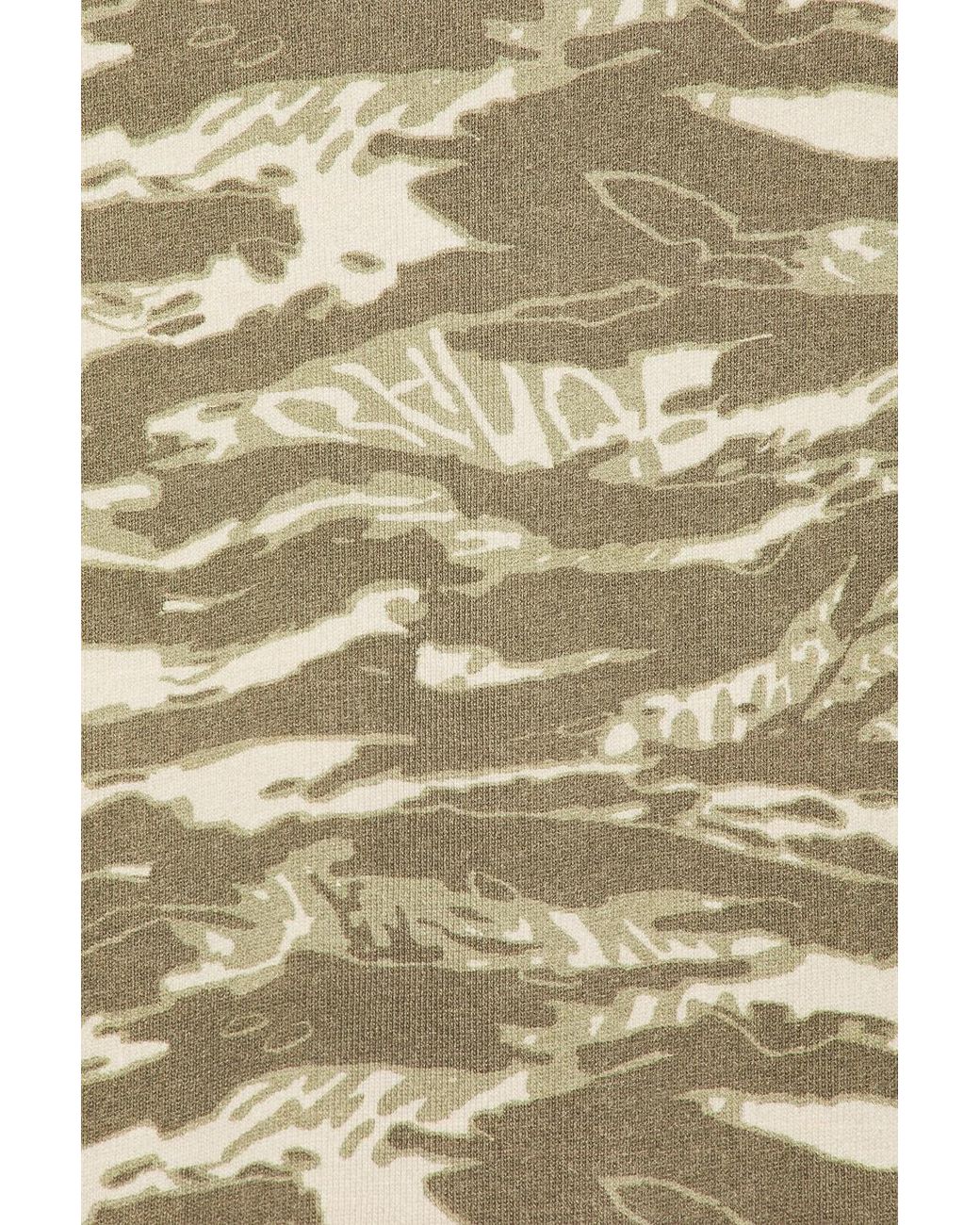 Rhude Multicolor Tiger Camo Double Layer Tee for men