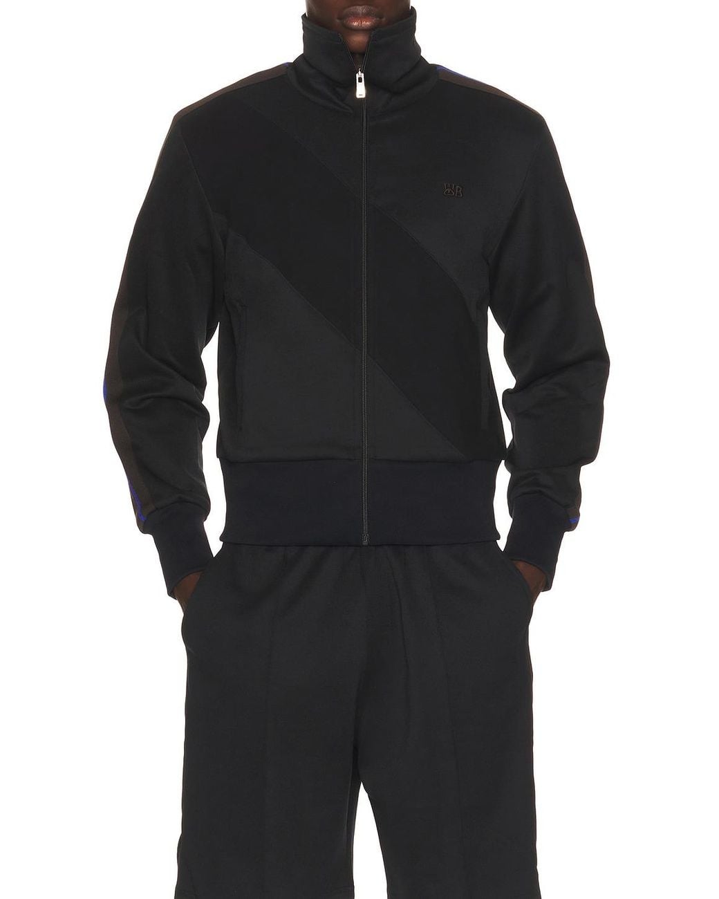 Wales Bonner Black Form Track Jacket for men