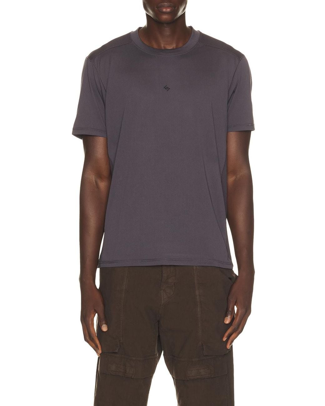 24/7 Brown Numbers Tee for men