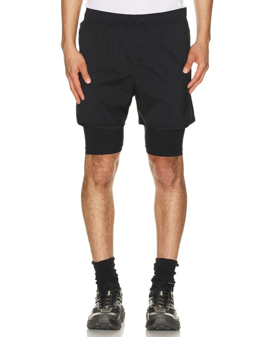 True Tribe Black Run Short for men