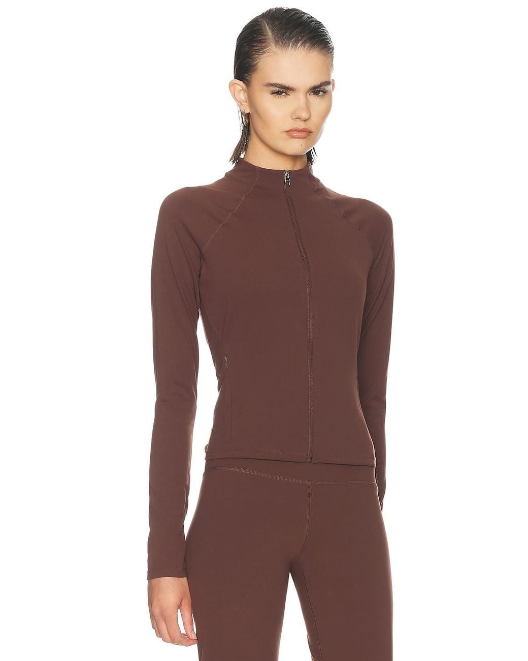 Varley Purple Always Zip Through Jacket
