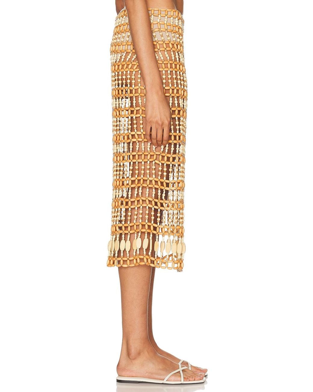 Staud Natural Abaco Skirt