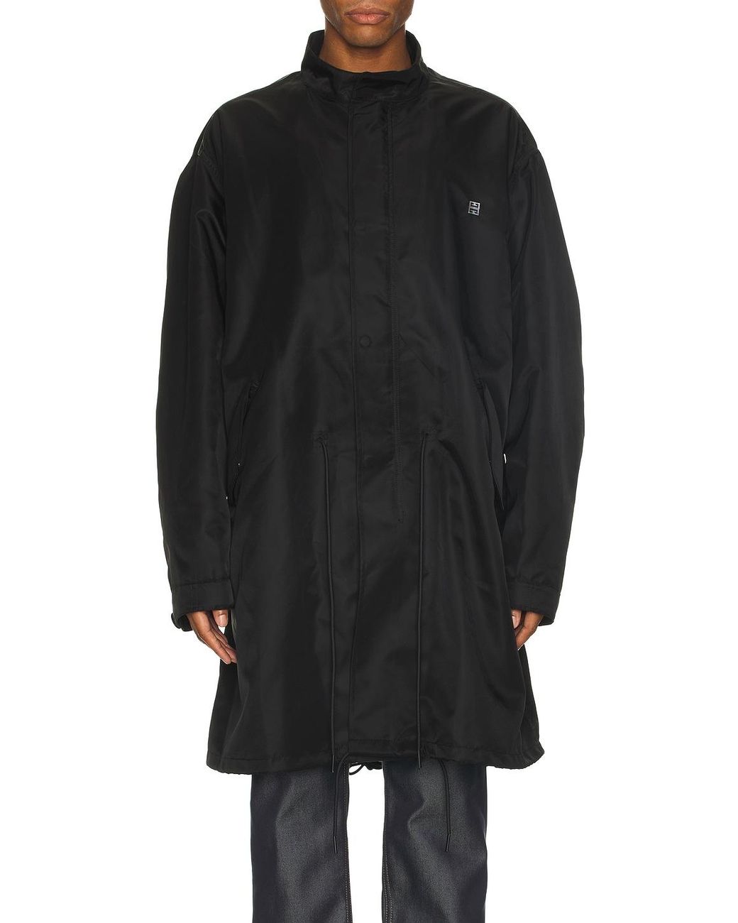 Givenchy Black Fishtail Parka for men