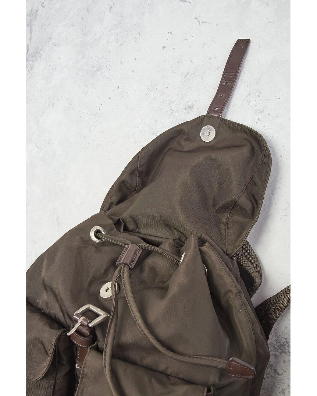 Prada Black Tessuto Backpack