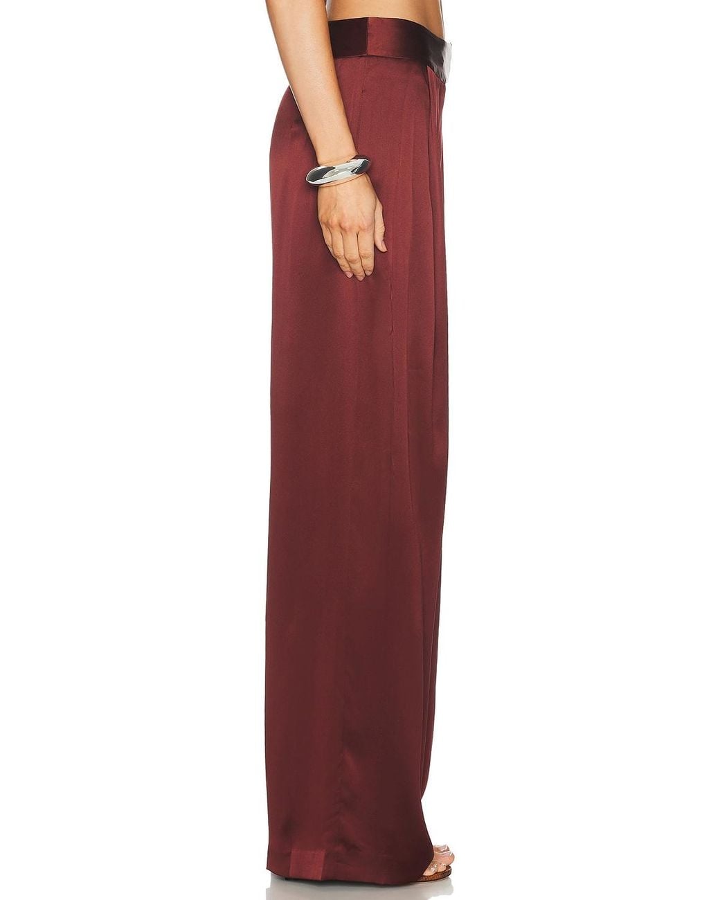 The Sei Red Relaxed Trouser