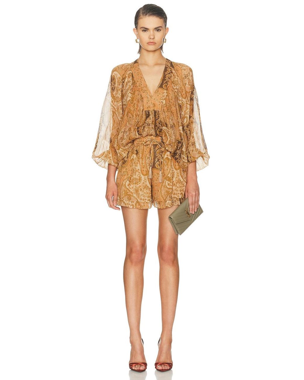Zimmermann Multicolor Carousel Flutter Short