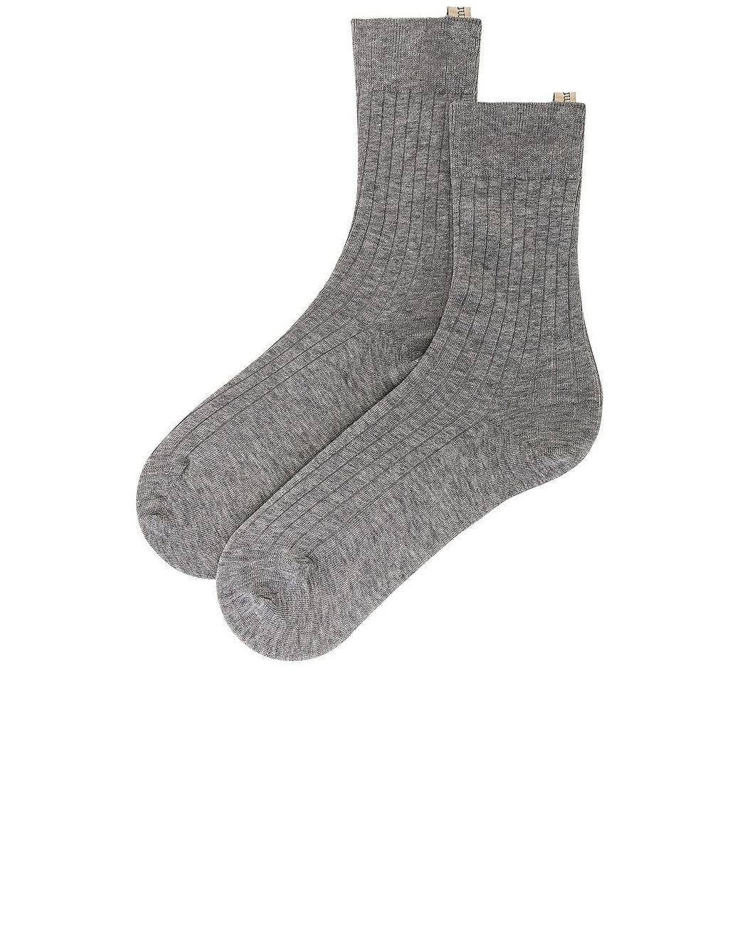 Comme Si Gray The Yves Sock