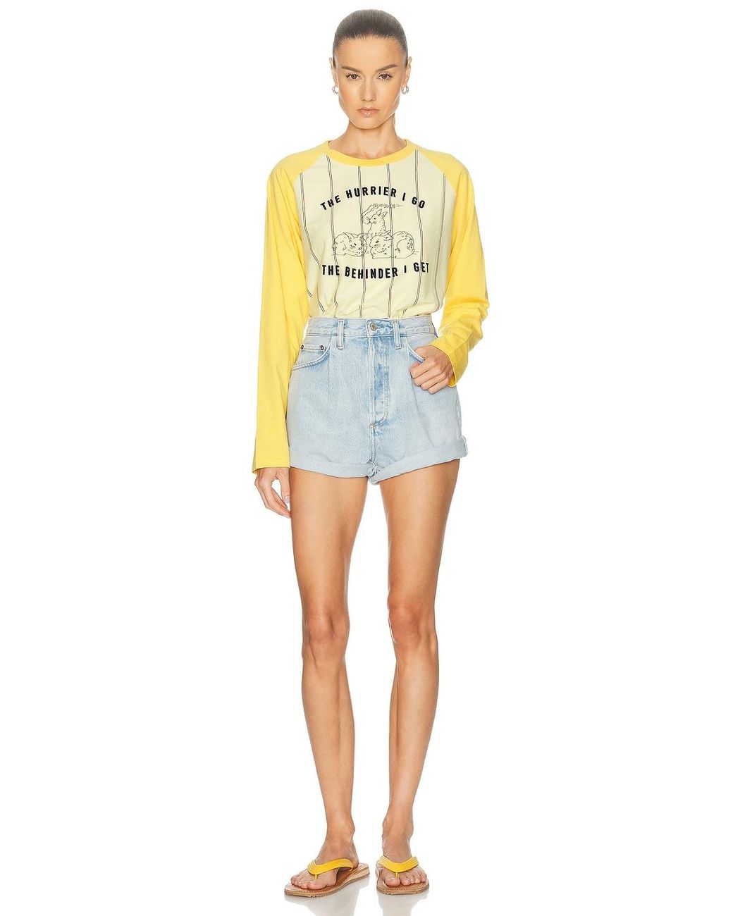 Agolde Blue Rhoda Short