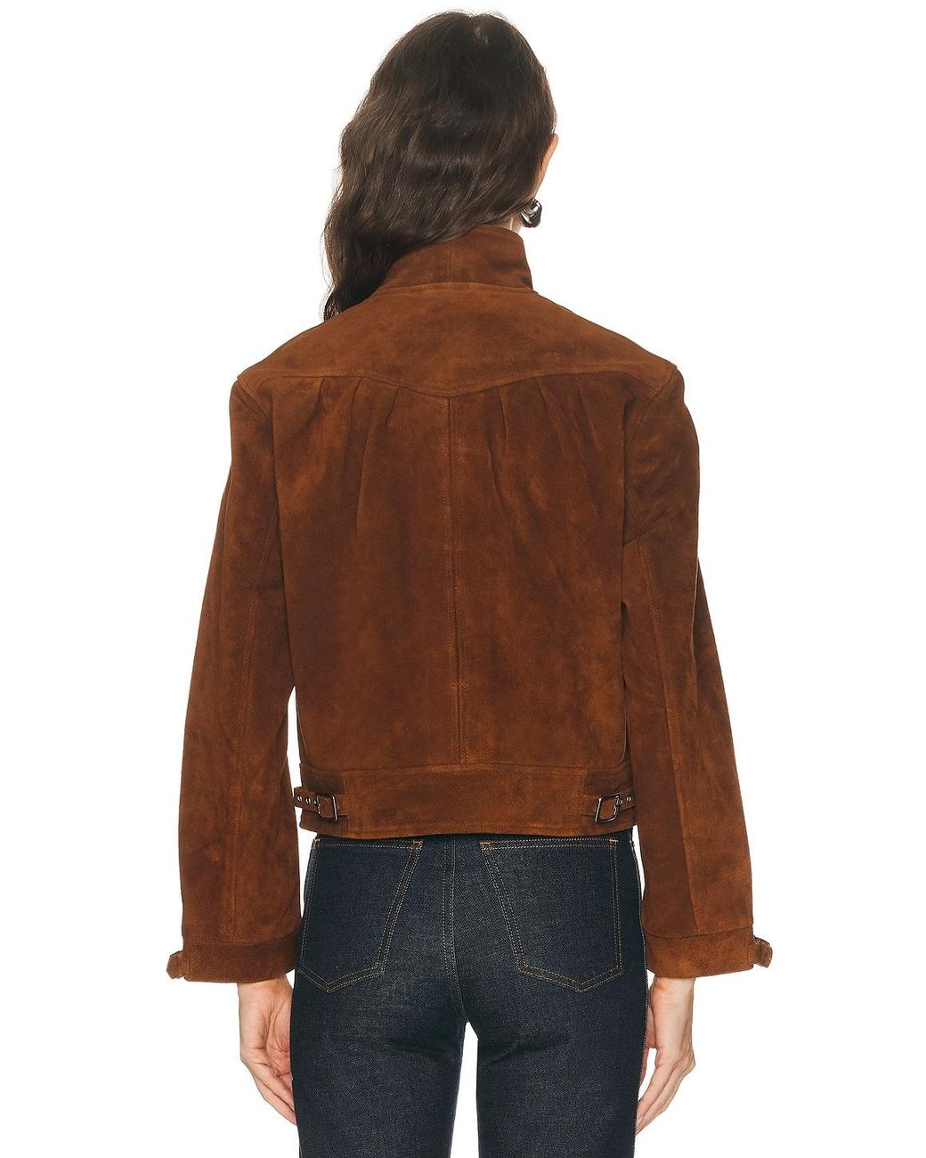 Bode Red Suede Howard Jacket