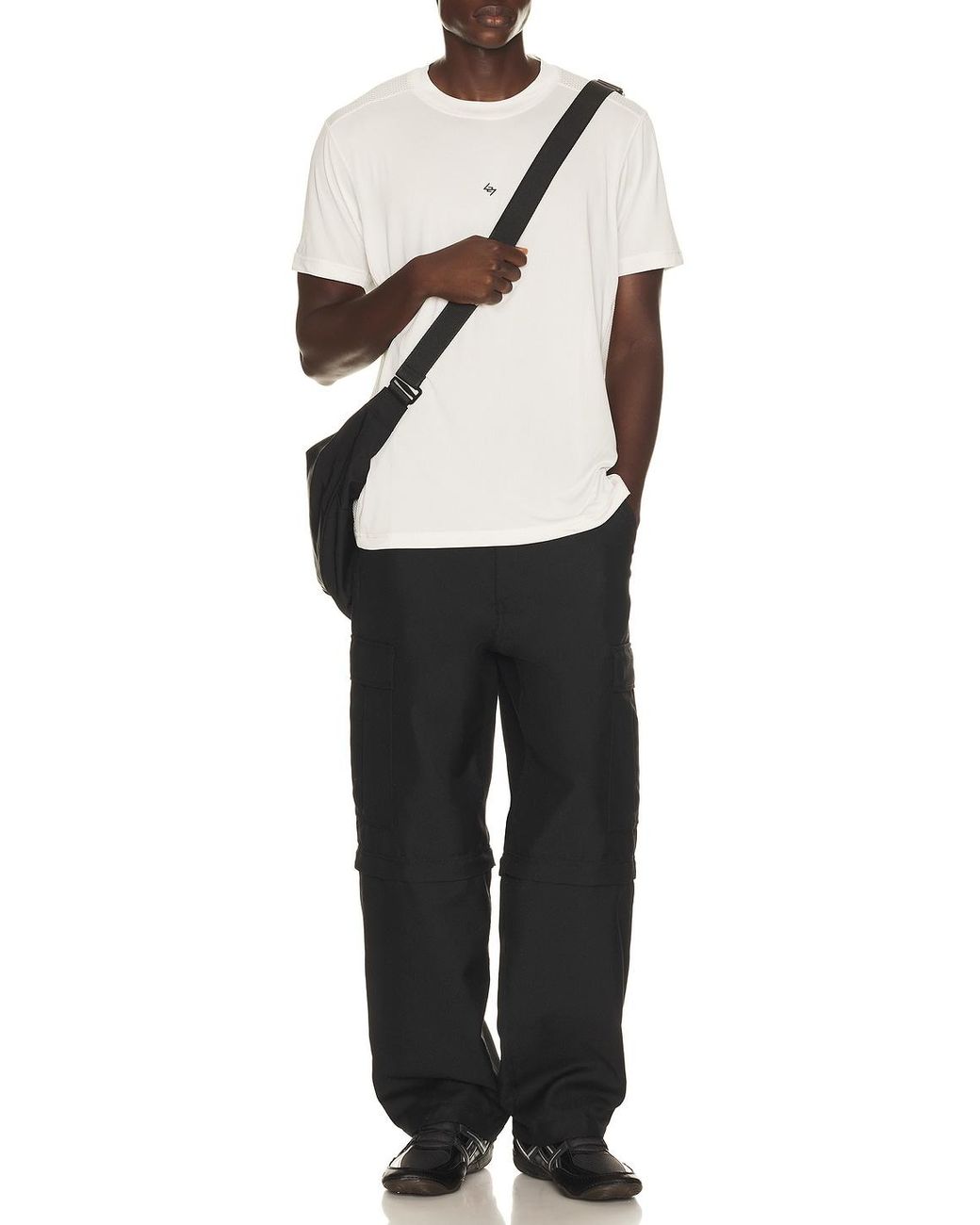 24/7 White Numbers Tee for men