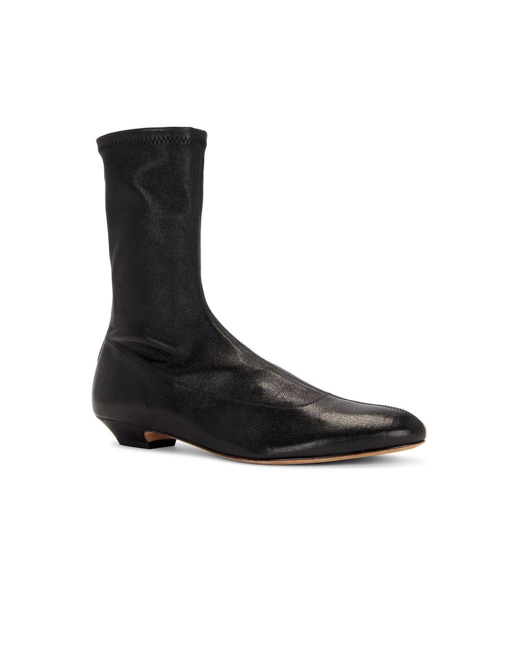 Khaite Black Apollo Flat Boot