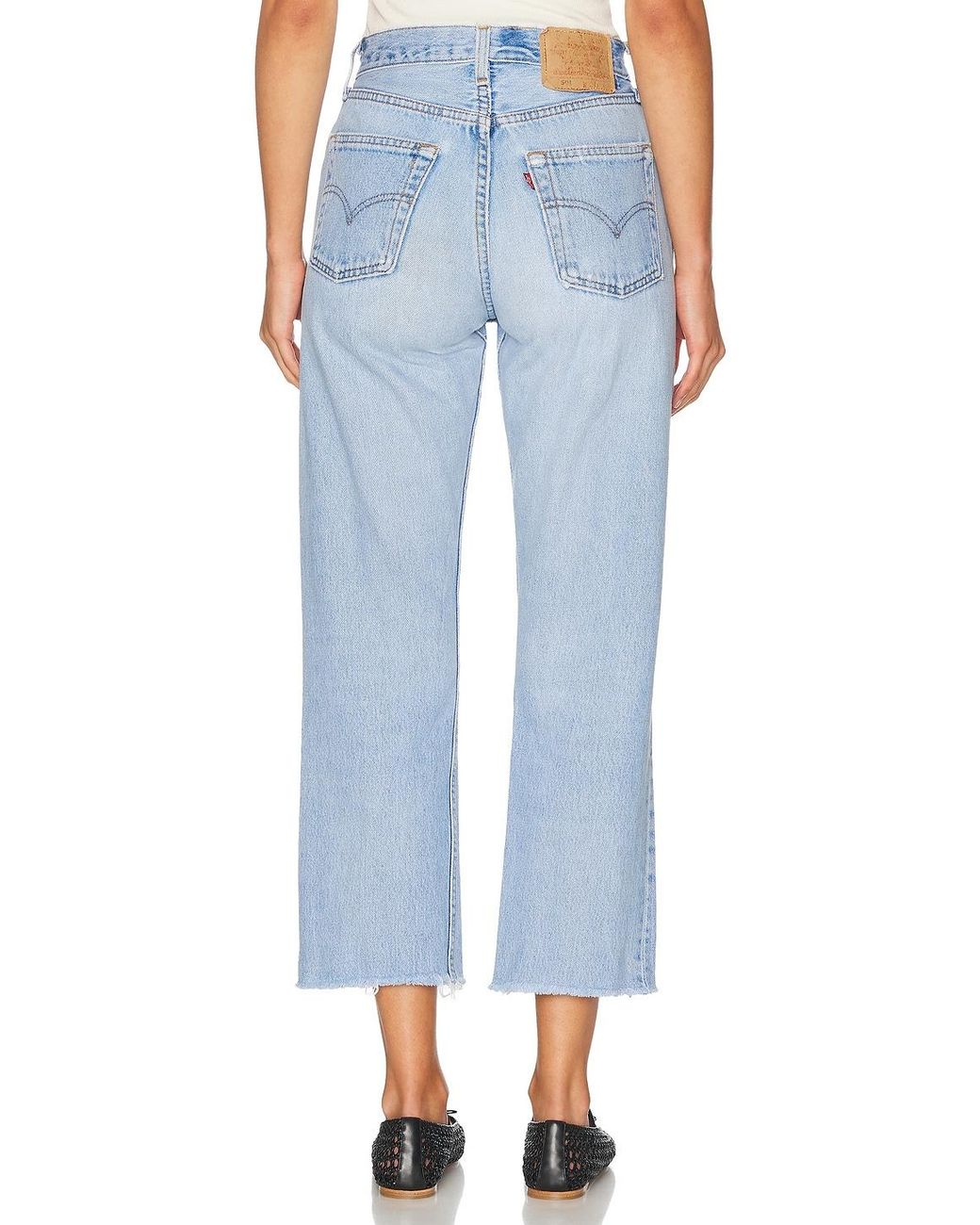 aligrace Blue Vintage Relaxed Undone Jeans
