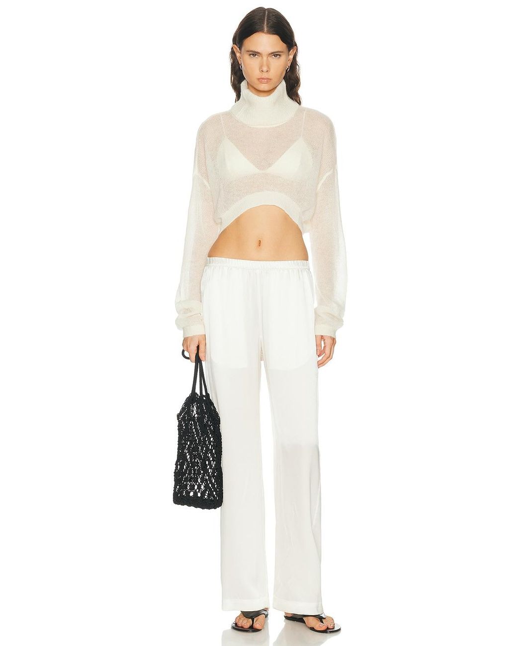 Solid & Striped White The Modella Sweater