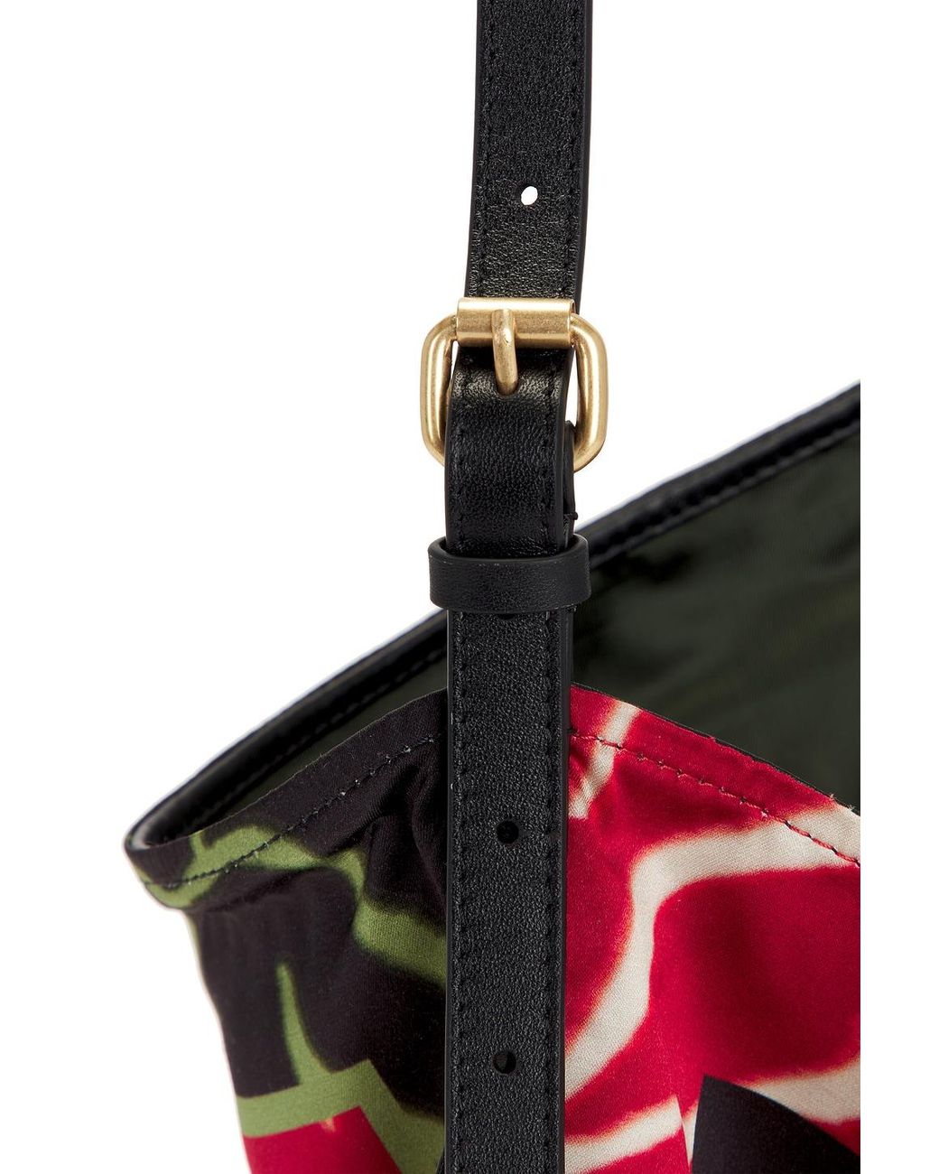 Dries Van Noten Red Medium Scarf Bag