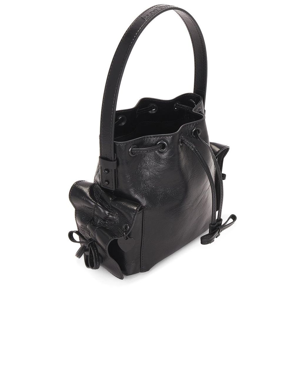 Acne Black Multipocket Mini Bucket Lux Bag