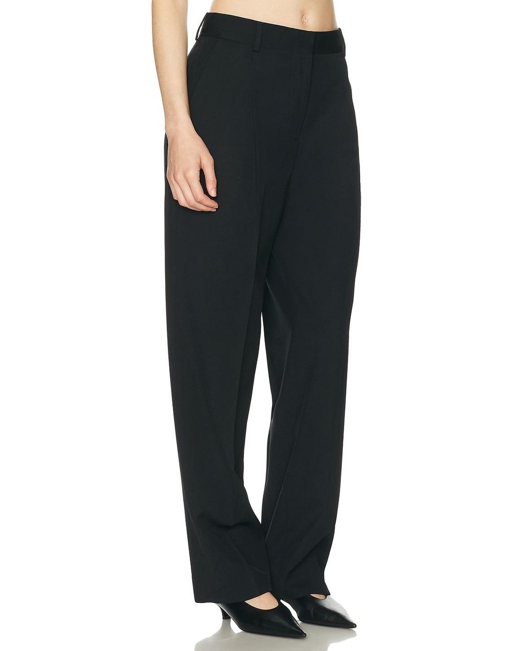 Totême Black Pleat Trouser