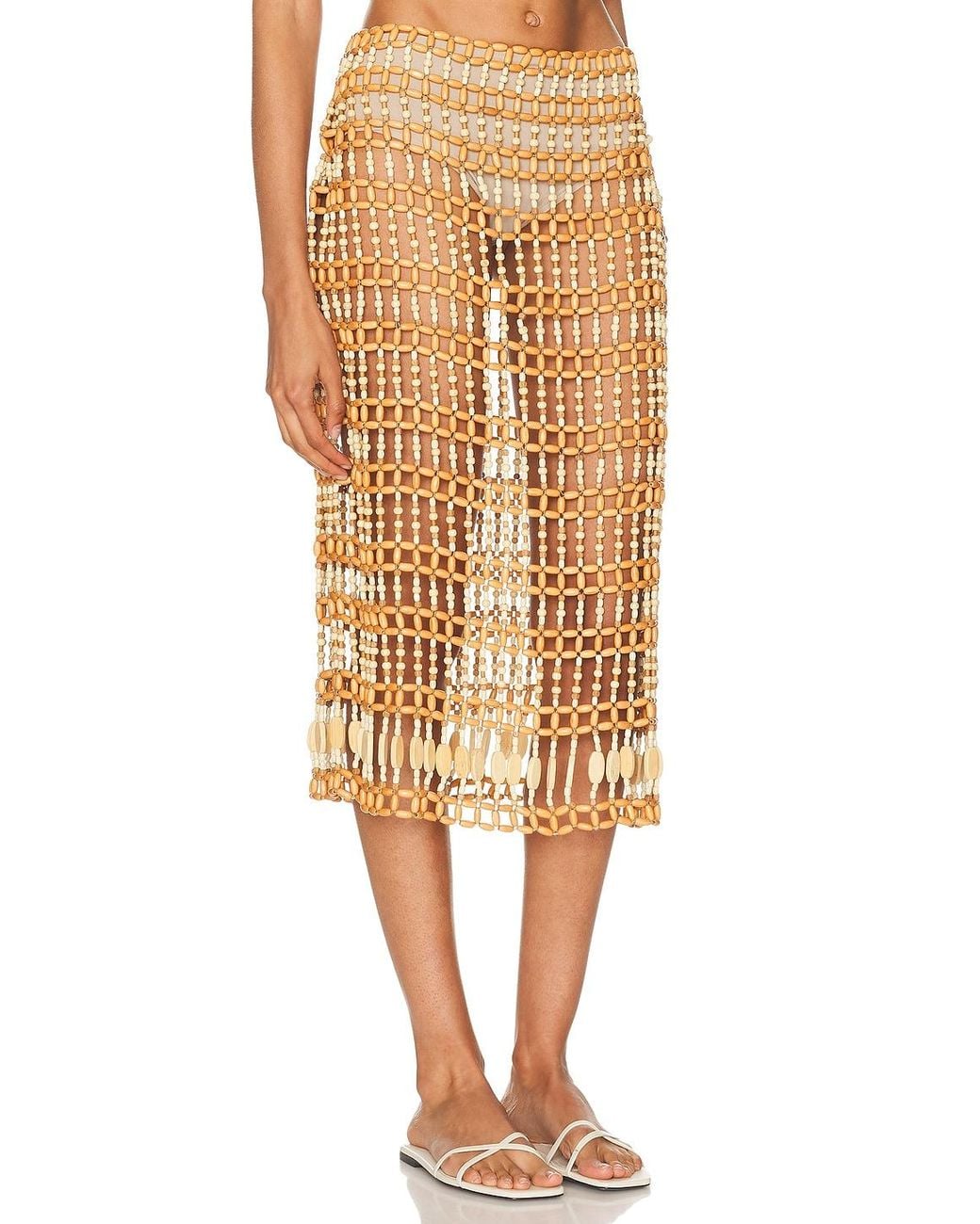 Staud Natural Abaco Skirt