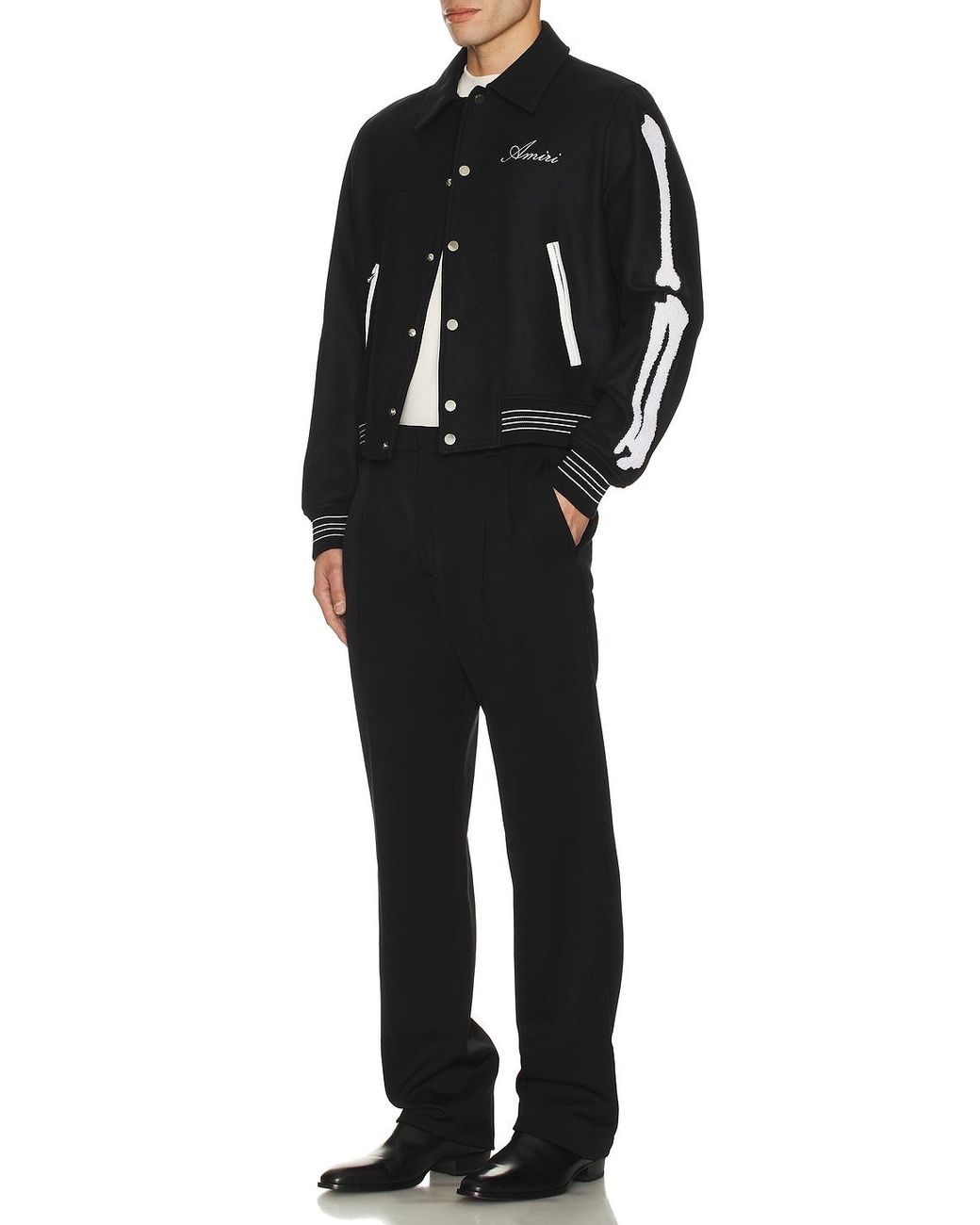 Amiri Black Bones Jacket for men