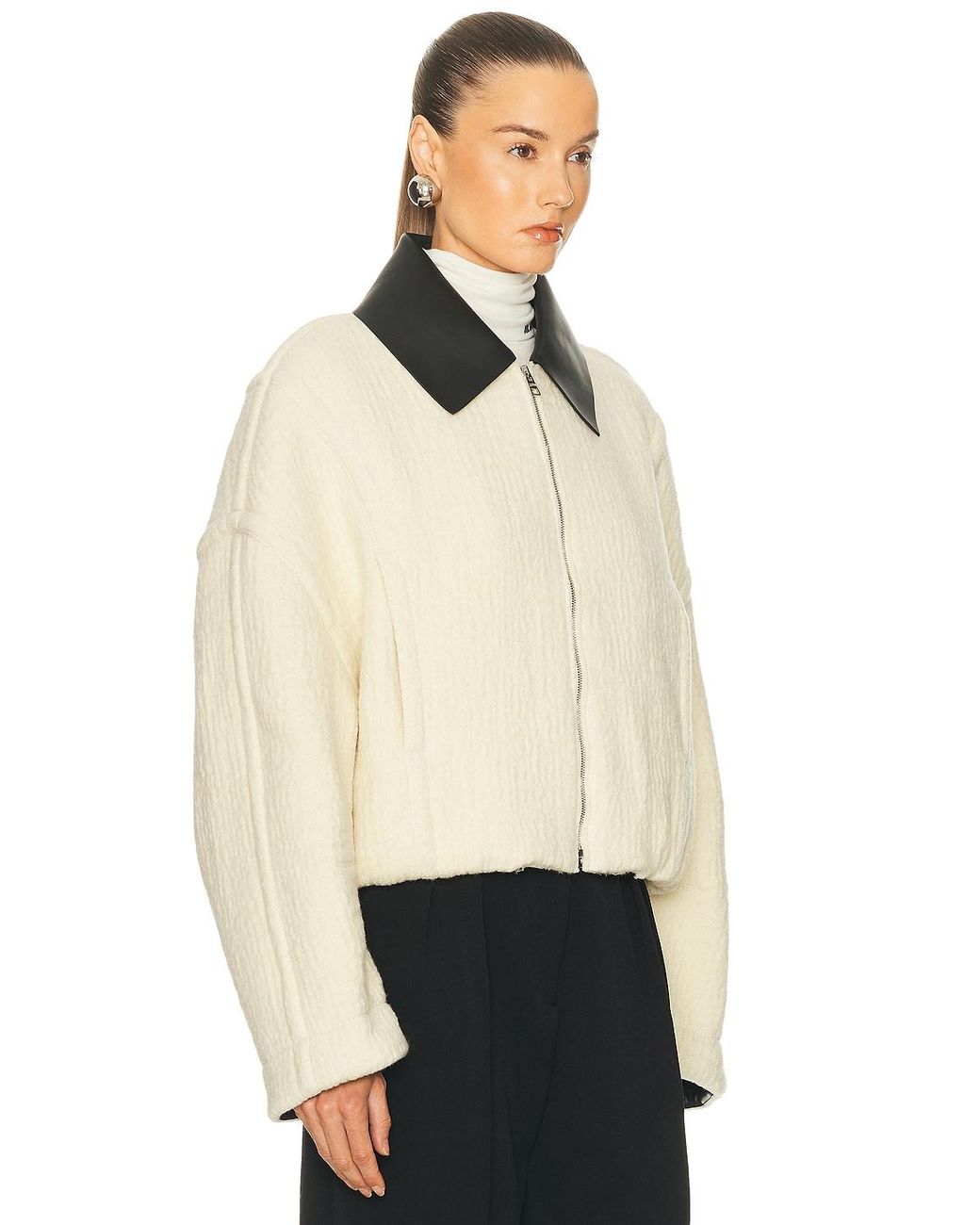 Jean Paul Gaultier Natural Bomber Jacket