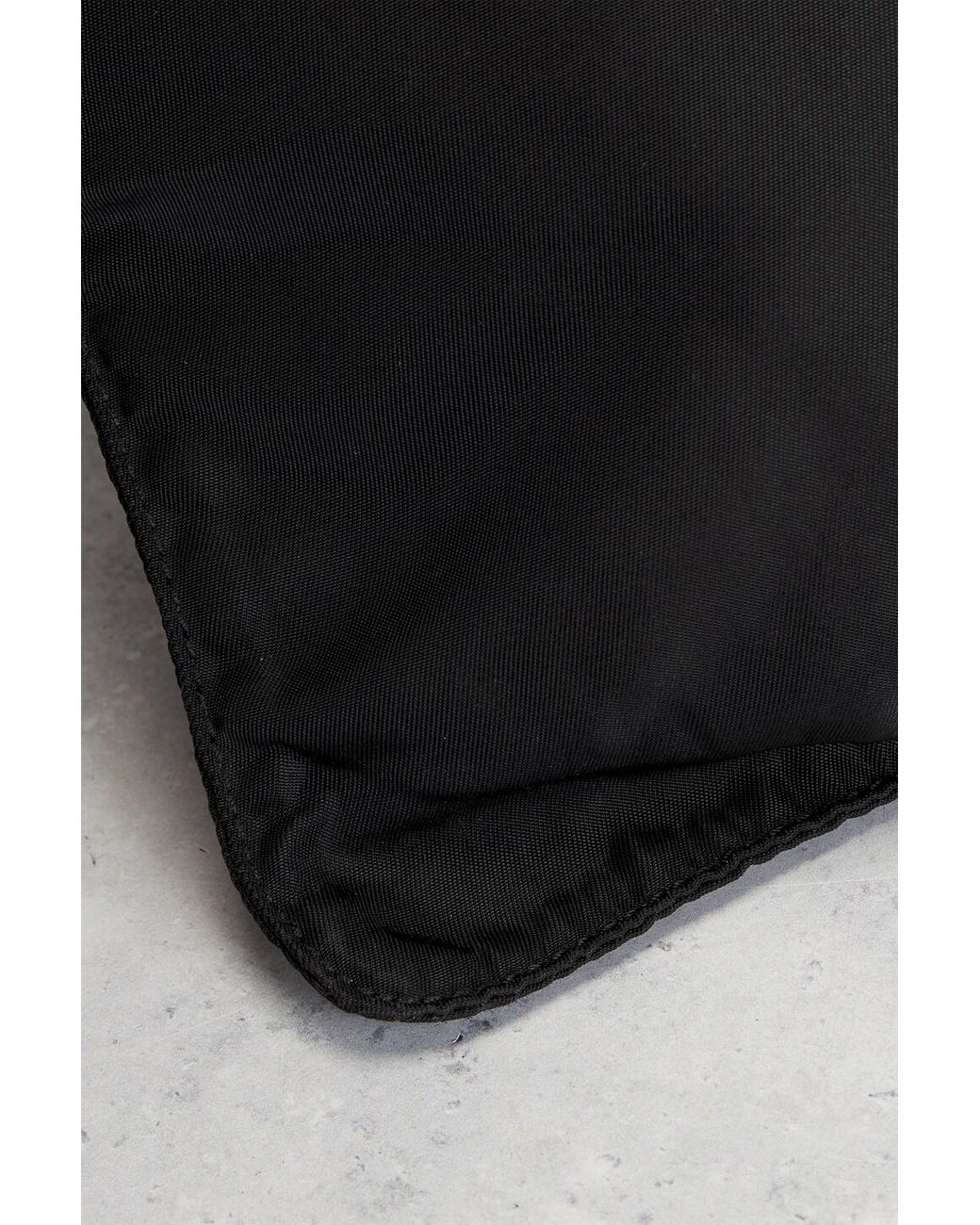 Prada Black Tessuto Mini Flat Messenger Bag