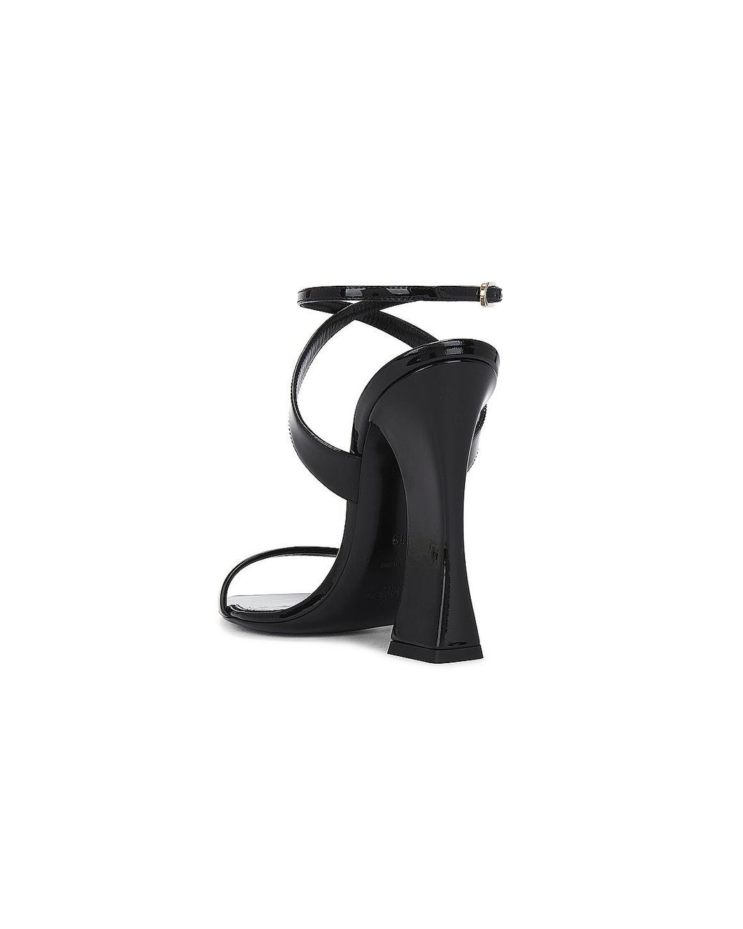 Saint Laurent Black Eva Sandal