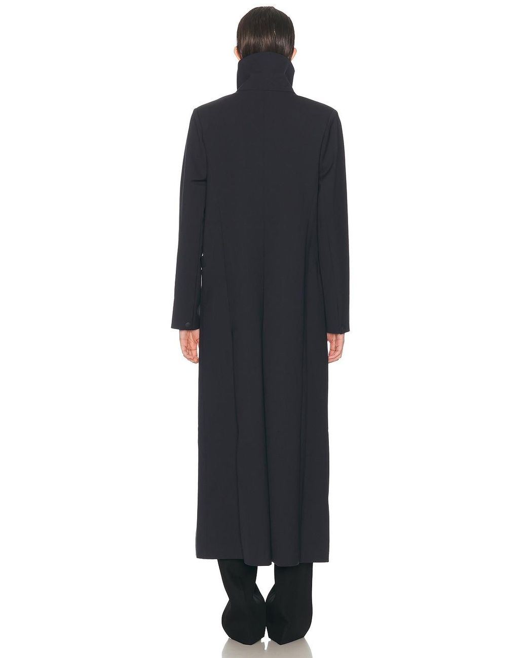 SEV Black Technical Tailored Trench Coat