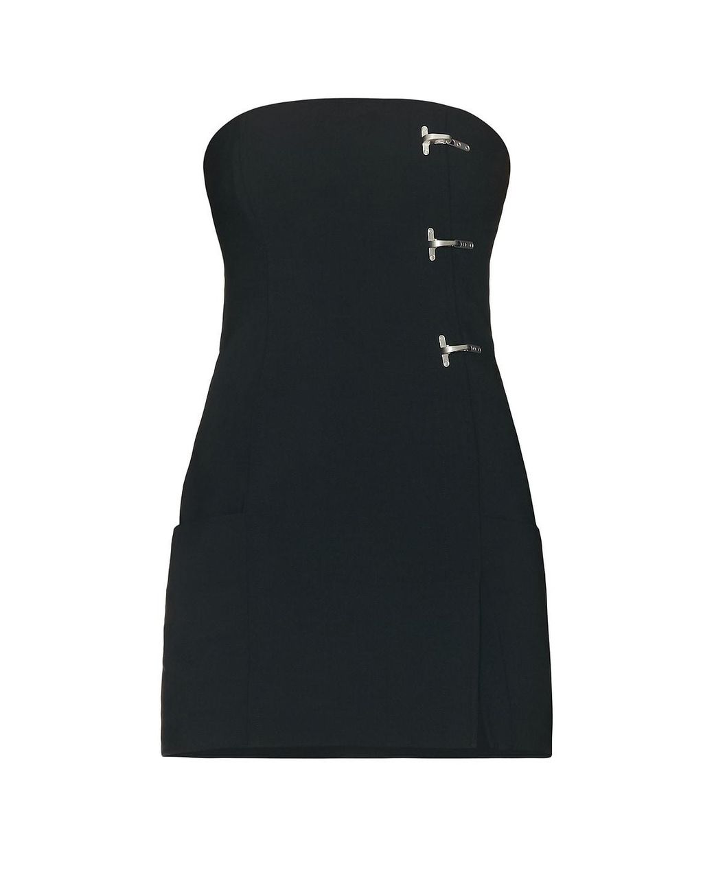 HAELO Black Construct Lock Dress