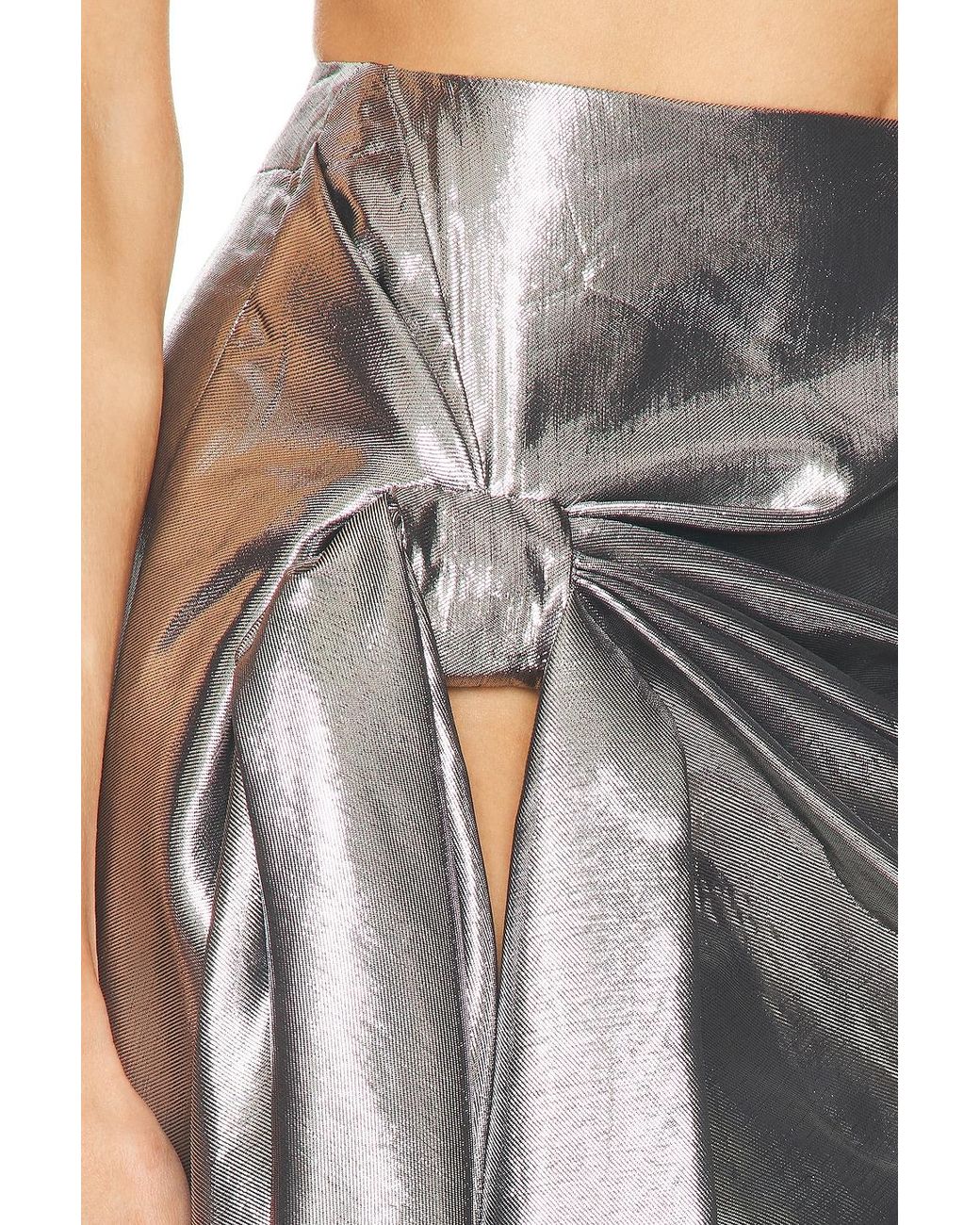 Monot Black Bow Mini Skirt